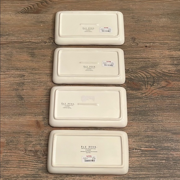 4 Rae Dunn Ceramic Trays - Picture 2 of 4